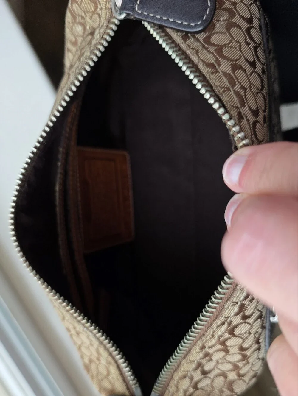 Coach Hamptons Soho Mini Signature Jacquard Baguette Shoulder Bag Y2k - Picture 10 of 12